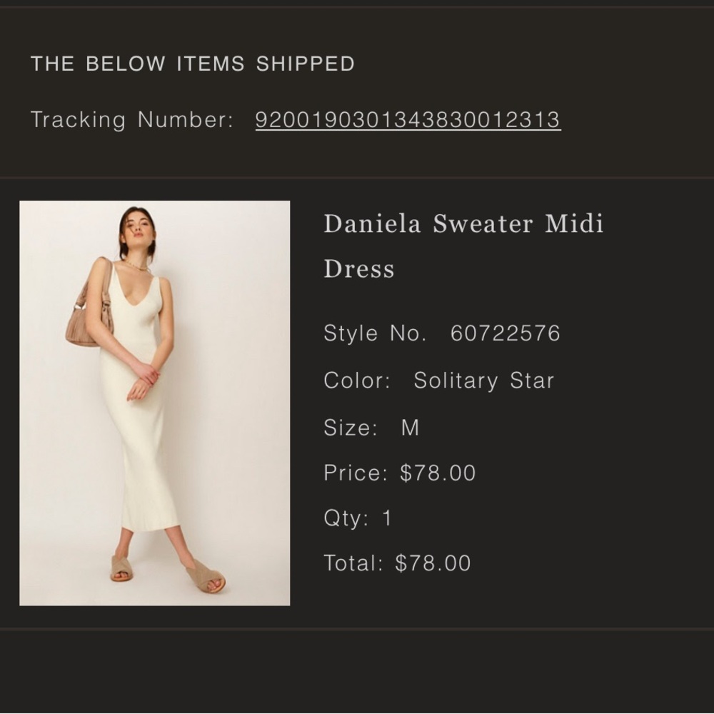 NWT Free People Beach Daniella Sweater MIDI Dress